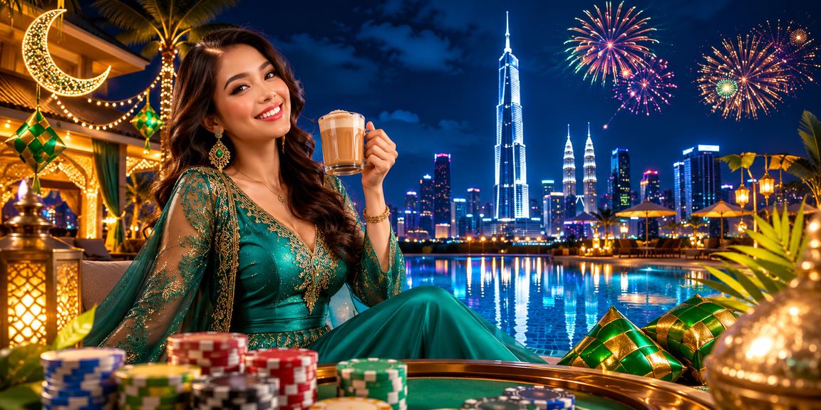 Pertaruhan perlawanan langsung suasana Hari Raya di Kuala Lumpur